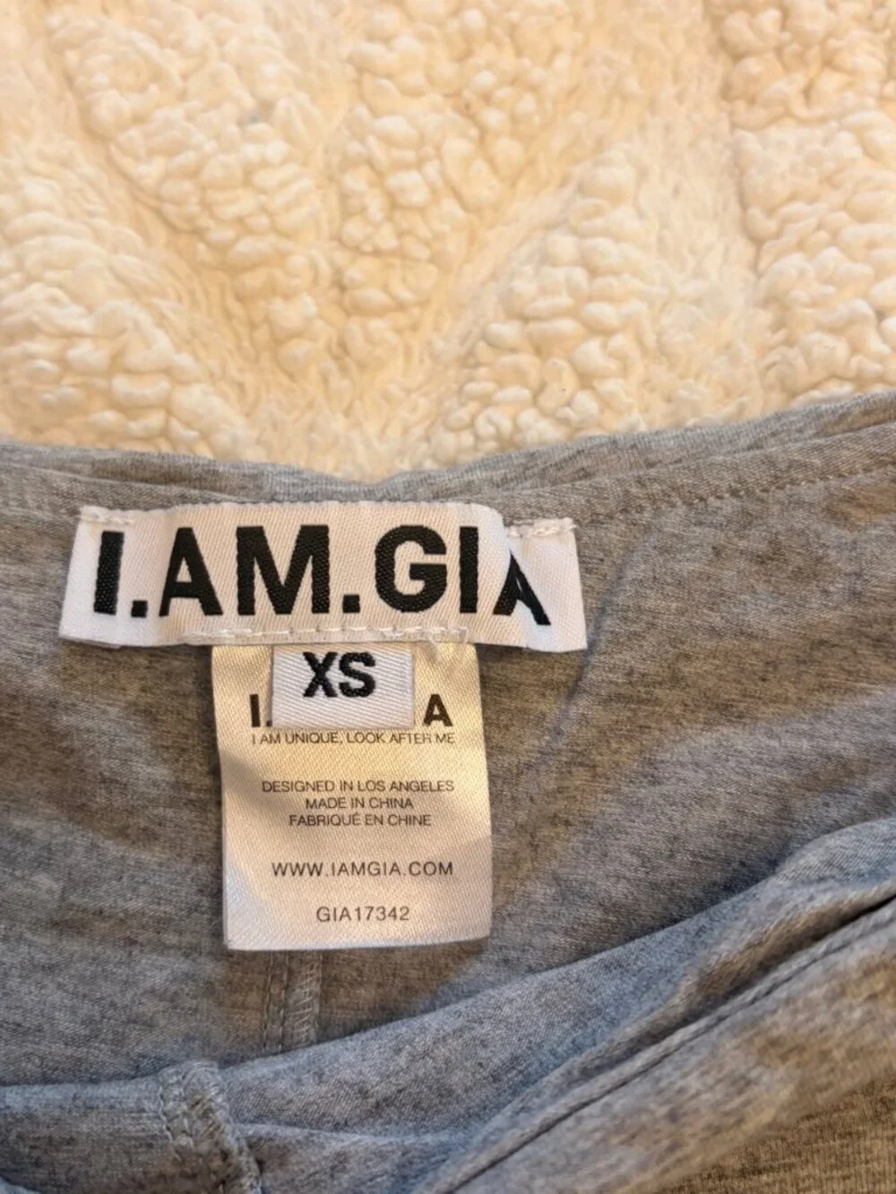 I.AM.GIA Mia Shorts Heather Gray XS